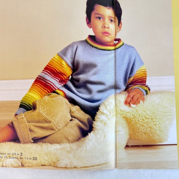 Dale Of Norway Knitting Pattern Book Girl Boy Doll NR 140 Norwegian DaleGarn - Picture 2 of 9